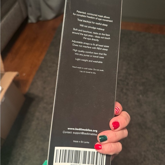 Sleep Mask - White - Picture 2 of 4